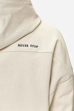 Pegador Hoodies|Beech Terry Boxy Hoodie Washed Desert Sand