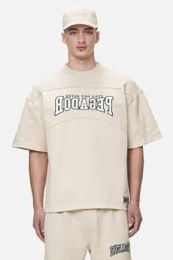 Pegador Tees|Beech Terry Boxy Tee Washed Desert Sand