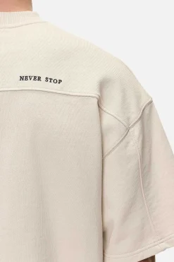 Pegador Tees|Beech Terry Boxy Tee Washed Desert Sand