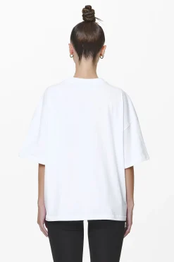 Pegador Tees|Bel Air Heavy Oversized Tee White Gum