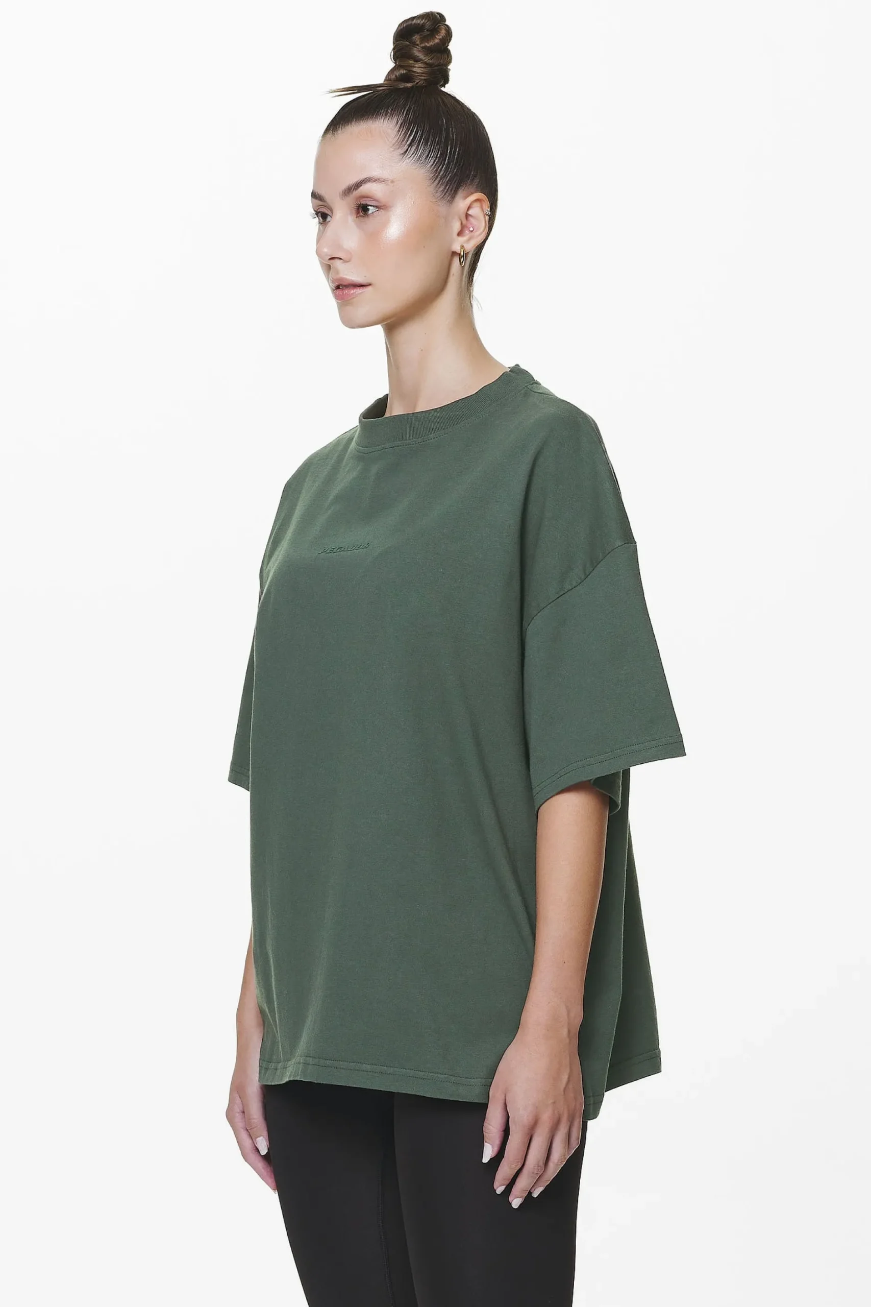 Pegador Tees|Bel Air Heavy Oversized Tee Washed Sage Green Gum