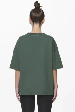 Pegador Tees|Bel Air Heavy Oversized Tee Washed Sage Green Gum