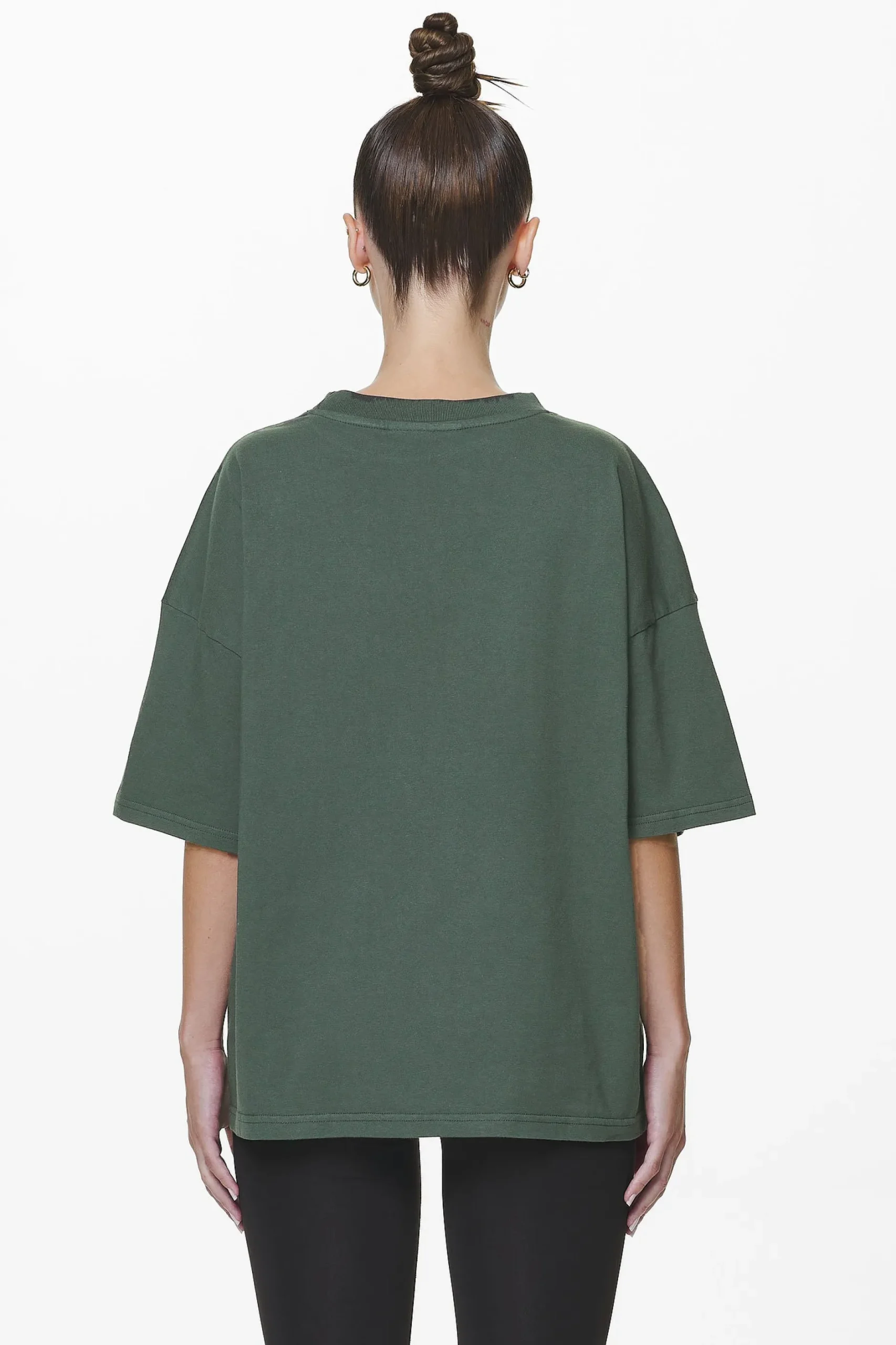 Pegador Tees|Bel Air Heavy Oversized Tee Washed Sage Green Gum