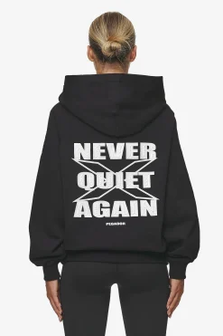 Pegador Hoodies|Belly Oversized Hoodie Washed Black