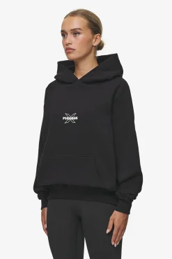 Pegador Hoodies|Belly Oversized Hoodie Washed Black