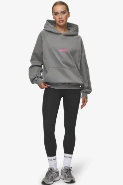Pegador Hoodies|Belly Oversized Hoodie Washed Deep Grey