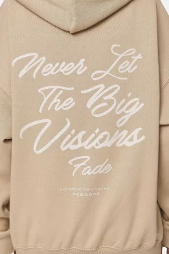 Pegador Hoodies|Berri Oversized Hoodie Washed Safari Sand