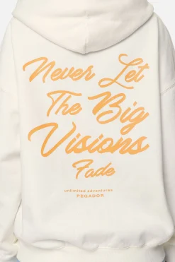 Pegador Hoodies|Zip Hoodies|Berri Oversized Zip Hoodie Washed Coconut Milk