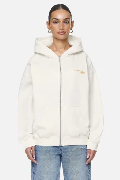 Pegador Hoodies|Zip Hoodies|Berri Oversized Zip Hoodie Washed Coconut Milk