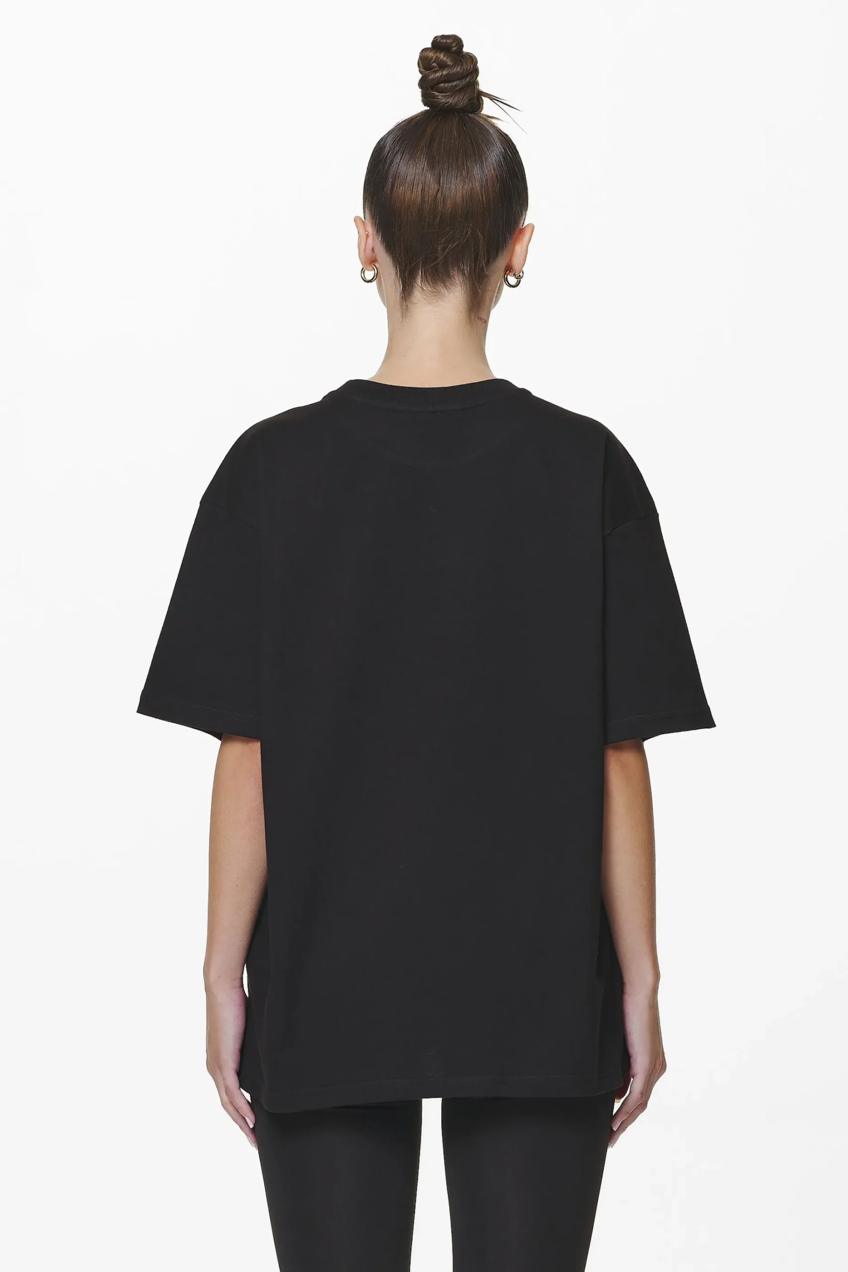Pegador Tees|Beverly Logo Oversized Tee Black Gum