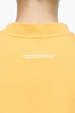 Pegador Tees|Birca Heavy Oversized Tee Vintage Washed Golden Sun