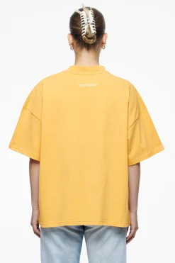 Pegador Tees|Birca Heavy Oversized Tee Vintage Washed Golden Sun