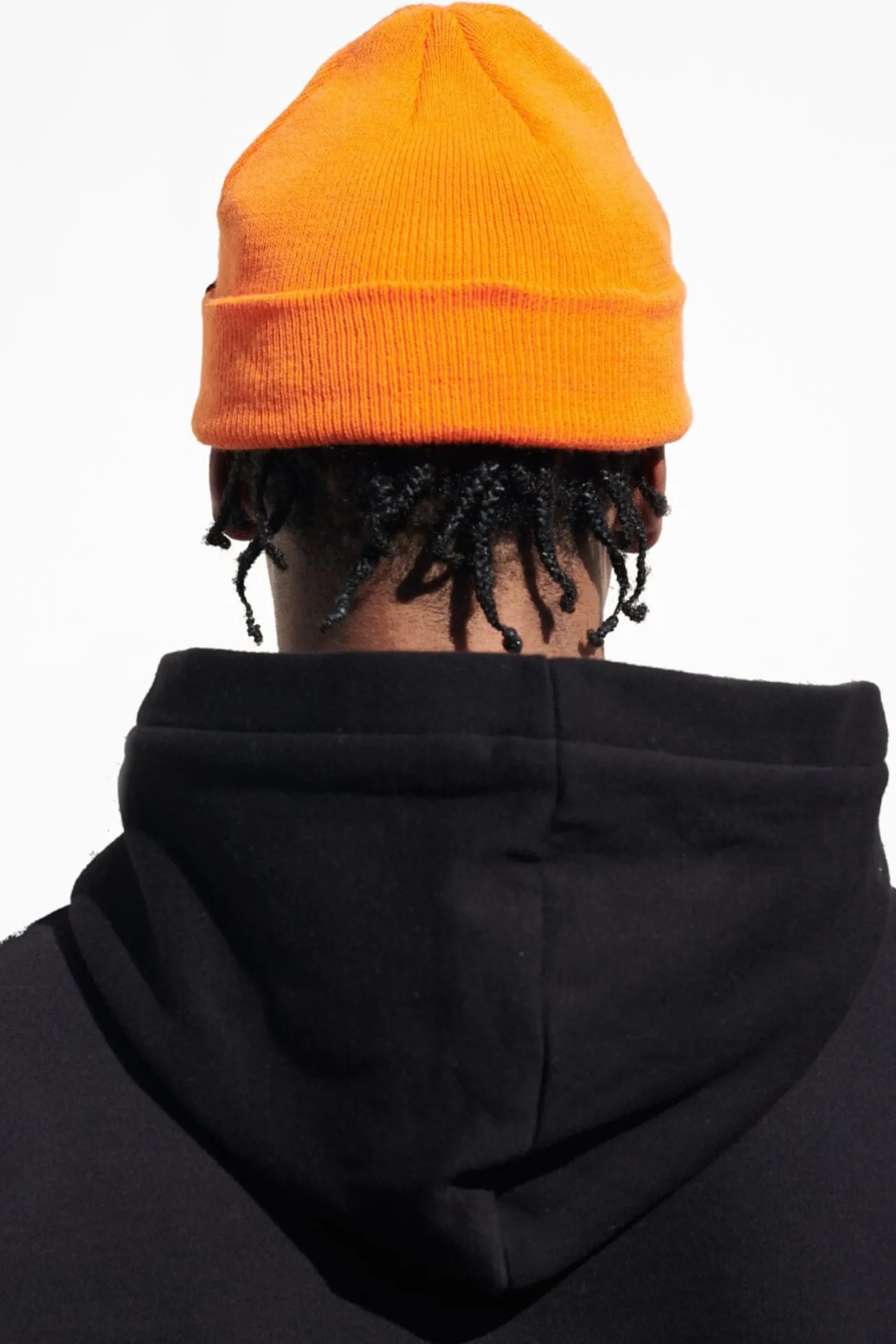 Pegador Beanies|Birch Fisherman Beanie Sunrise Orange White