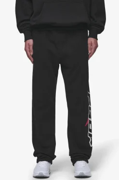 Pegador Pants & Joggers|Blamor Wide Sweat Pants Washed Black