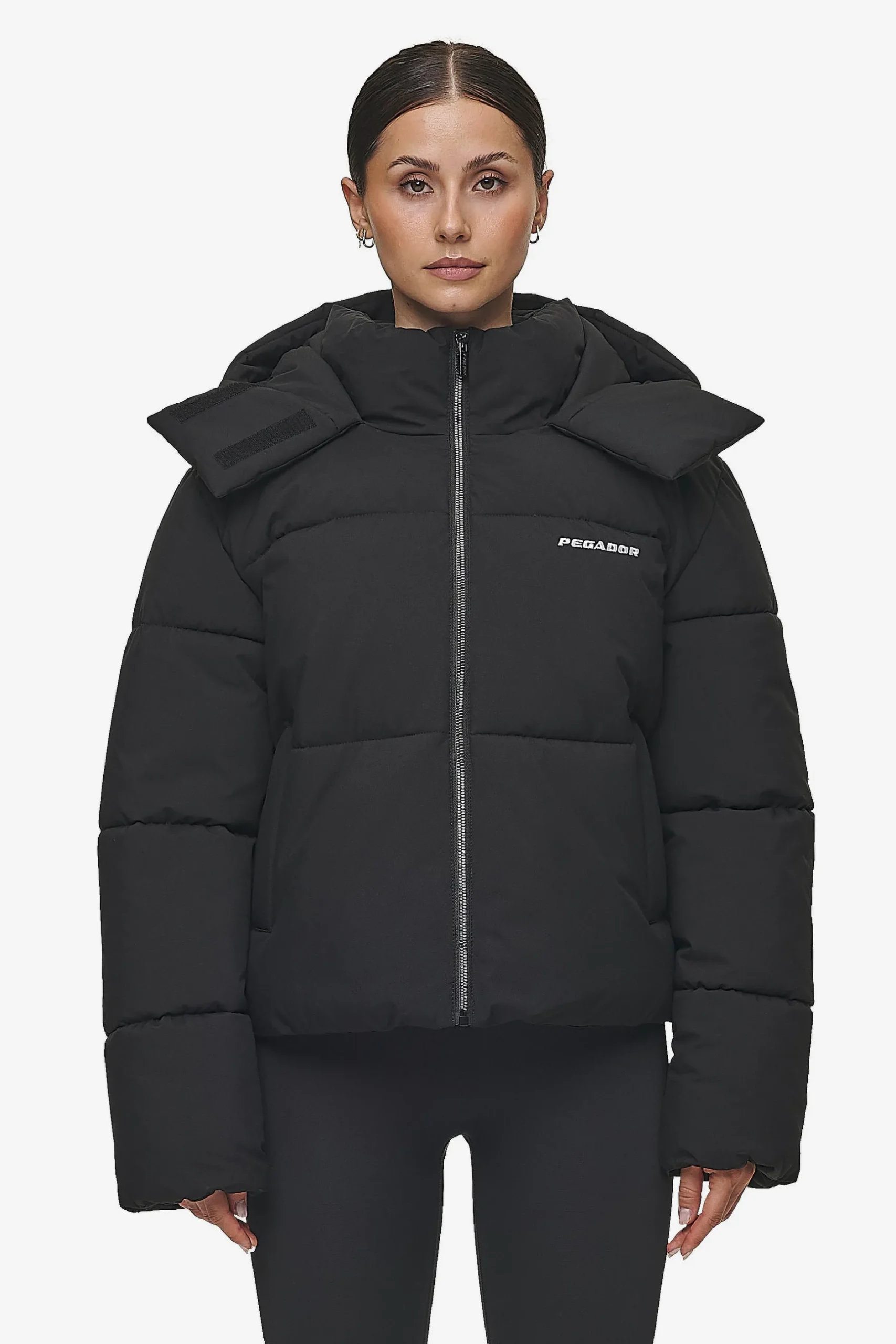Pegador Jackets|Blanca Puffer Jacket Black