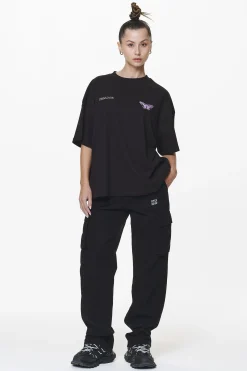 Pegador Pants|Bodo Wide Cargo Pants Black