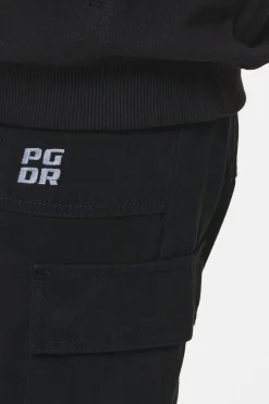 Pegador Pants|Bodo Wide Cargo Pants Black