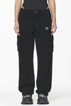 Pegador Pants|Bodo Wide Cargo Pants Black