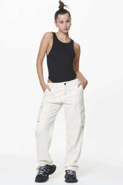 Pegador Pants|Bodo Wide Cargo Pants Salty Cream