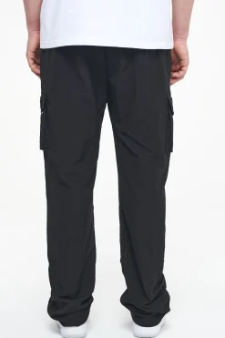 Pegador Pants & Joggers|Bonac Baggy Track Pants Black