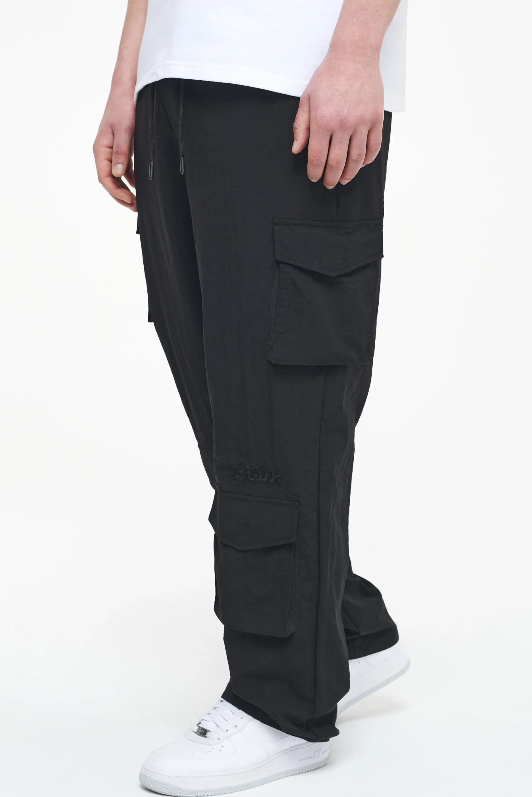 Pegador Pants & Joggers|Bonac Baggy Track Pants Black
