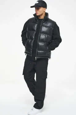Pegador Pants & Joggers|Bonac Baggy Track Pants Black