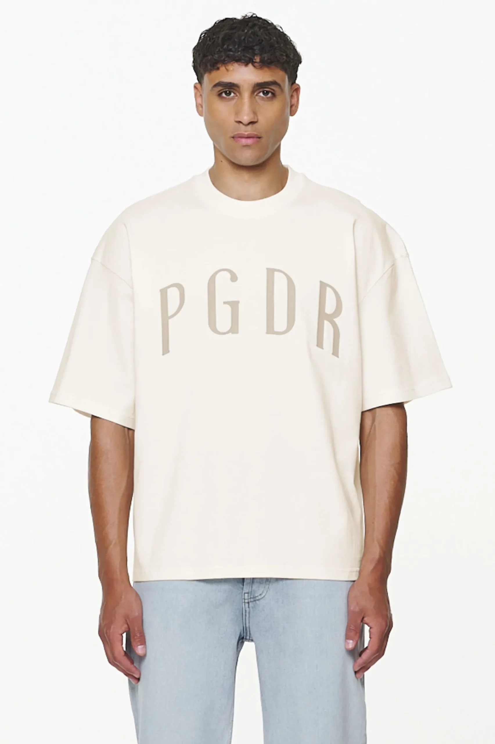 Pegador Tees|Bota Boxy Tee Vintage Washed Unbleached