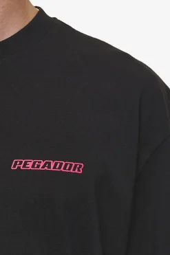Pegador Tees|Bowin Oversized Tee Washed Black