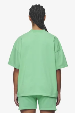 Pegador Tees|Bracy Heavy Oversized Tee White Gum Washed peppermint green