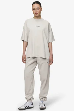 Pegador Tees|Bracy Heavy Oversized Tee Black Gum Washed Moon Grey