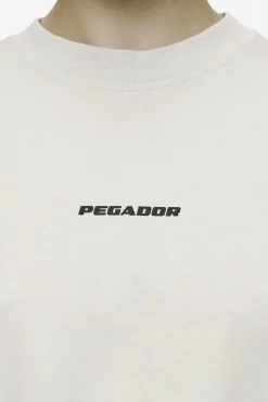 Pegador Tees|Bracy Heavy Oversized Tee Black Gum Washed Moon Grey