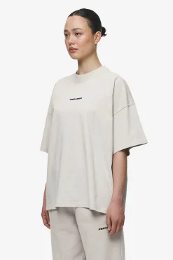 Pegador Tees|Bracy Heavy Oversized Tee Black Gum Washed Moon Grey