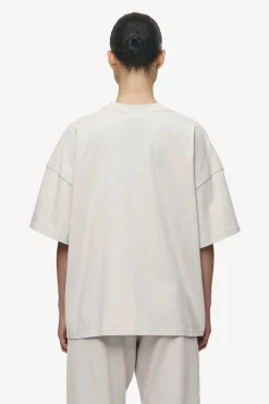 Pegador Tees|Bracy Heavy Oversized Tee Black Gum Washed Moon Grey