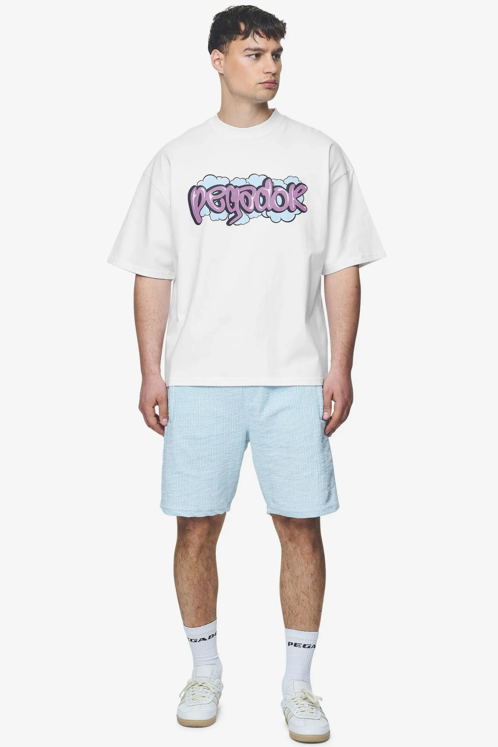 Pegador Tees|Breen Boxy Tee White