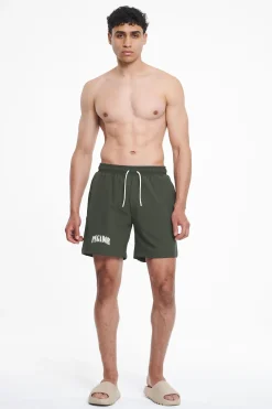 Pegador Swim Shorts|Brule Swim Shorts Dark Olive