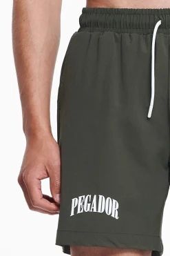 Pegador Swim Shorts|Brule Swim Shorts Dark Olive