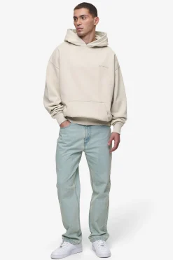 Pegador Hoodies|Buford Oversized Hoodie Washed Light Beige