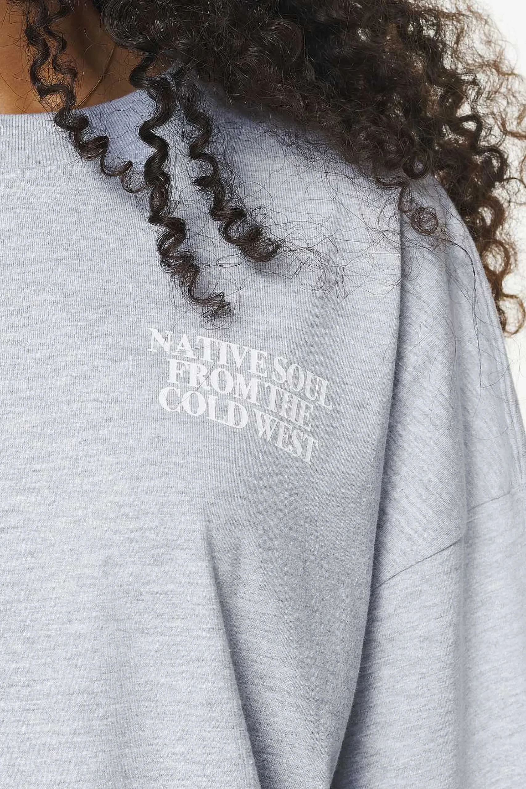 Pegador Tees|Cadogan Heavy Oversized Tee Grey Melange