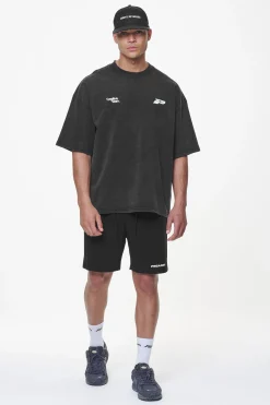 Pegador Tees|Caesar Boxy Tee Vintage Black