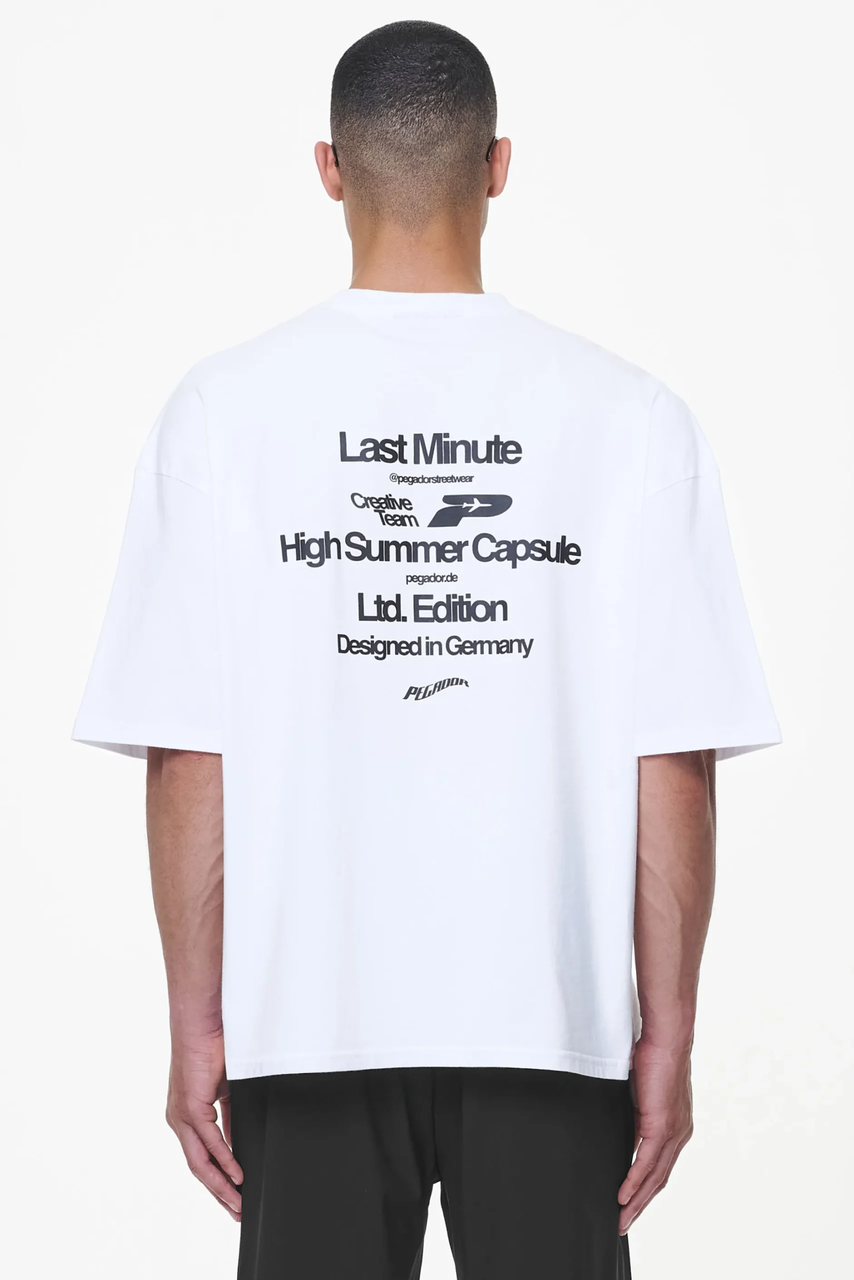 Pegador Tees|Caesar Boxy Tee White