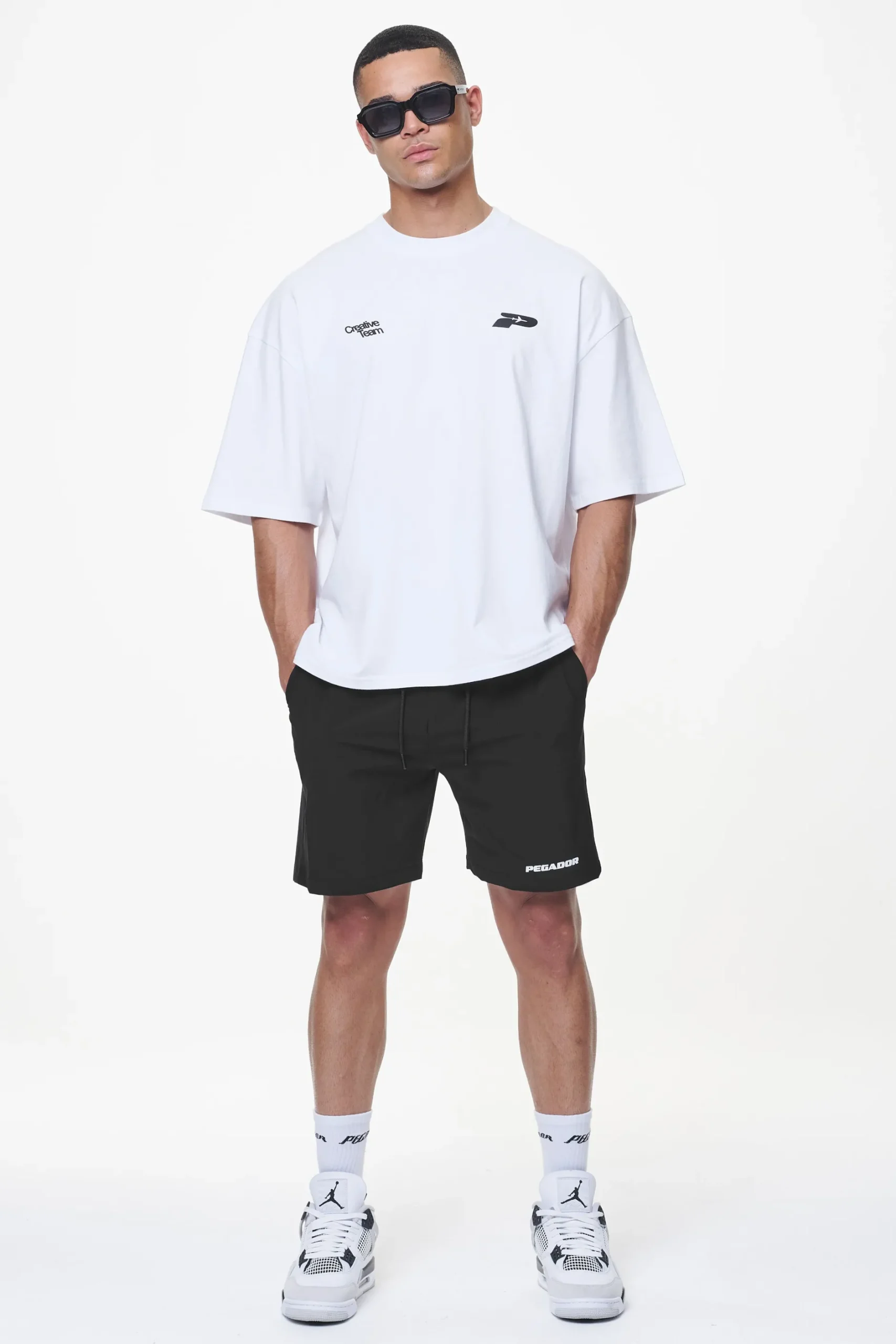 Pegador Tees|Caesar Boxy Tee White