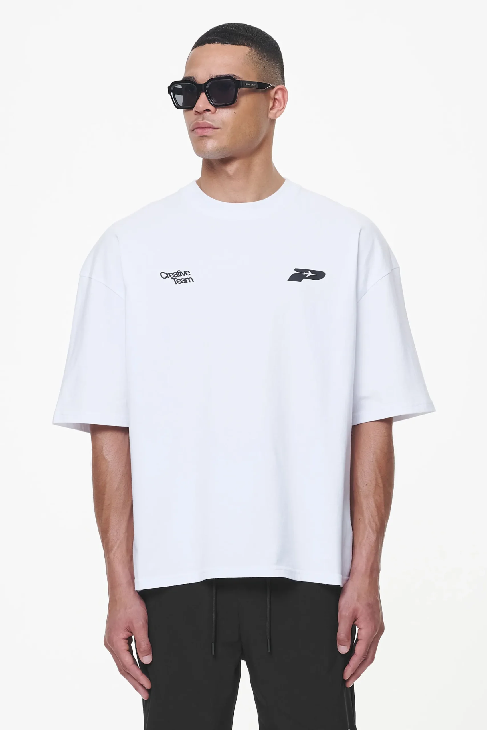 Pegador Tees|Caesar Boxy Tee White