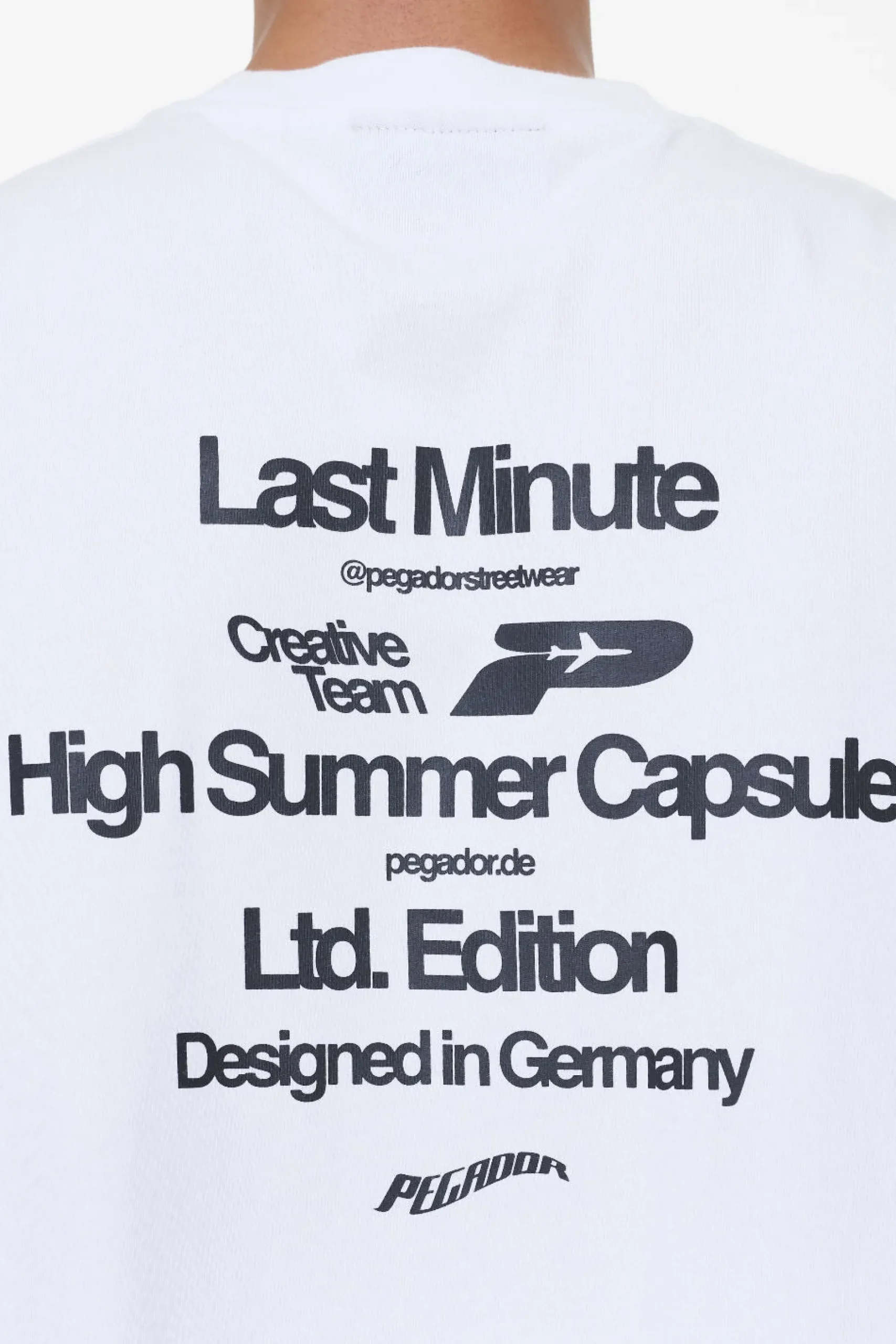 Pegador Tees|Caesar Boxy Tee White