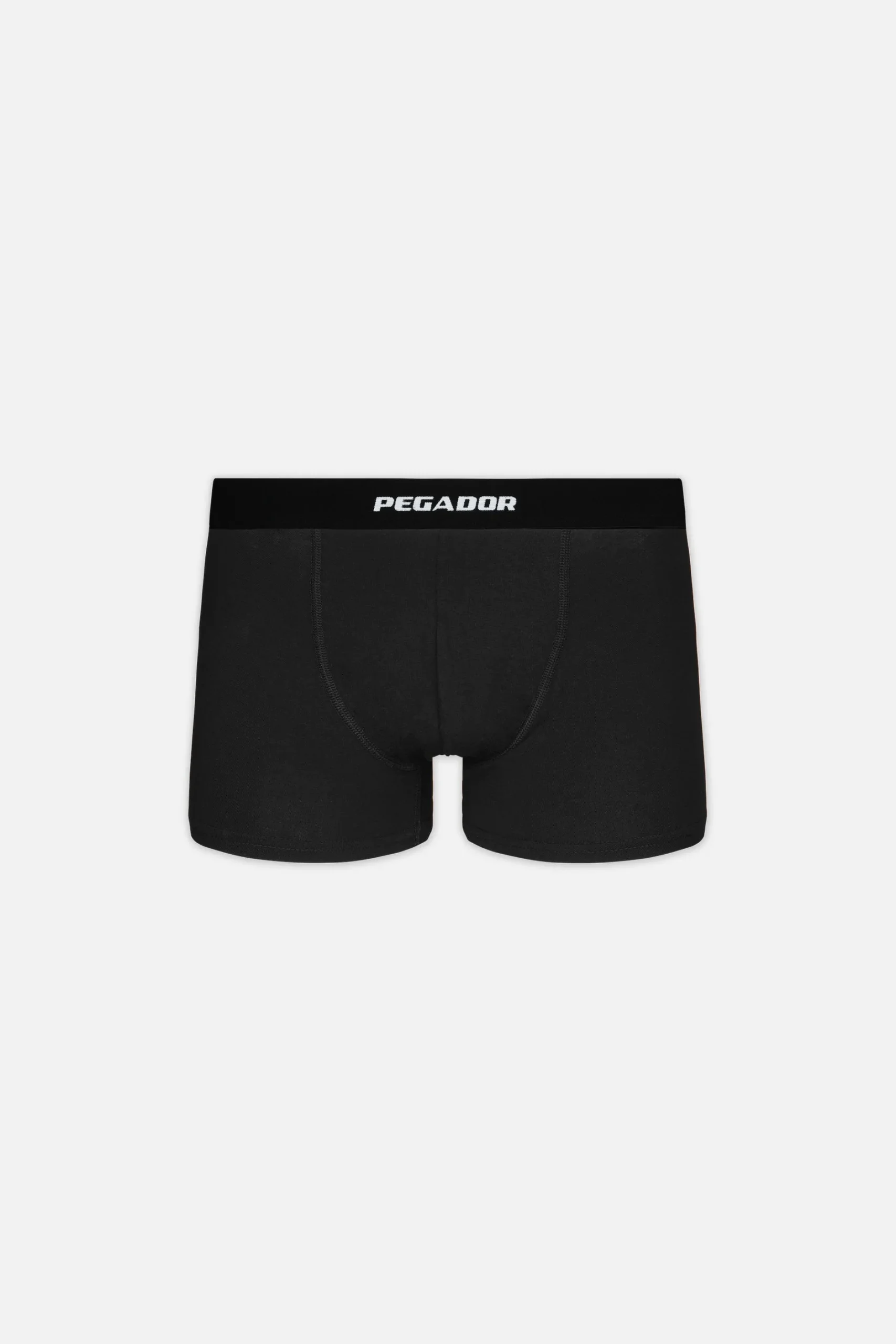 Pegador Underwear|Camino Boxershorts Single Logo 3 Pack Black Black