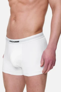 Pegador Underwear|Camino Boxershorts Single Logo 3 Pack White White