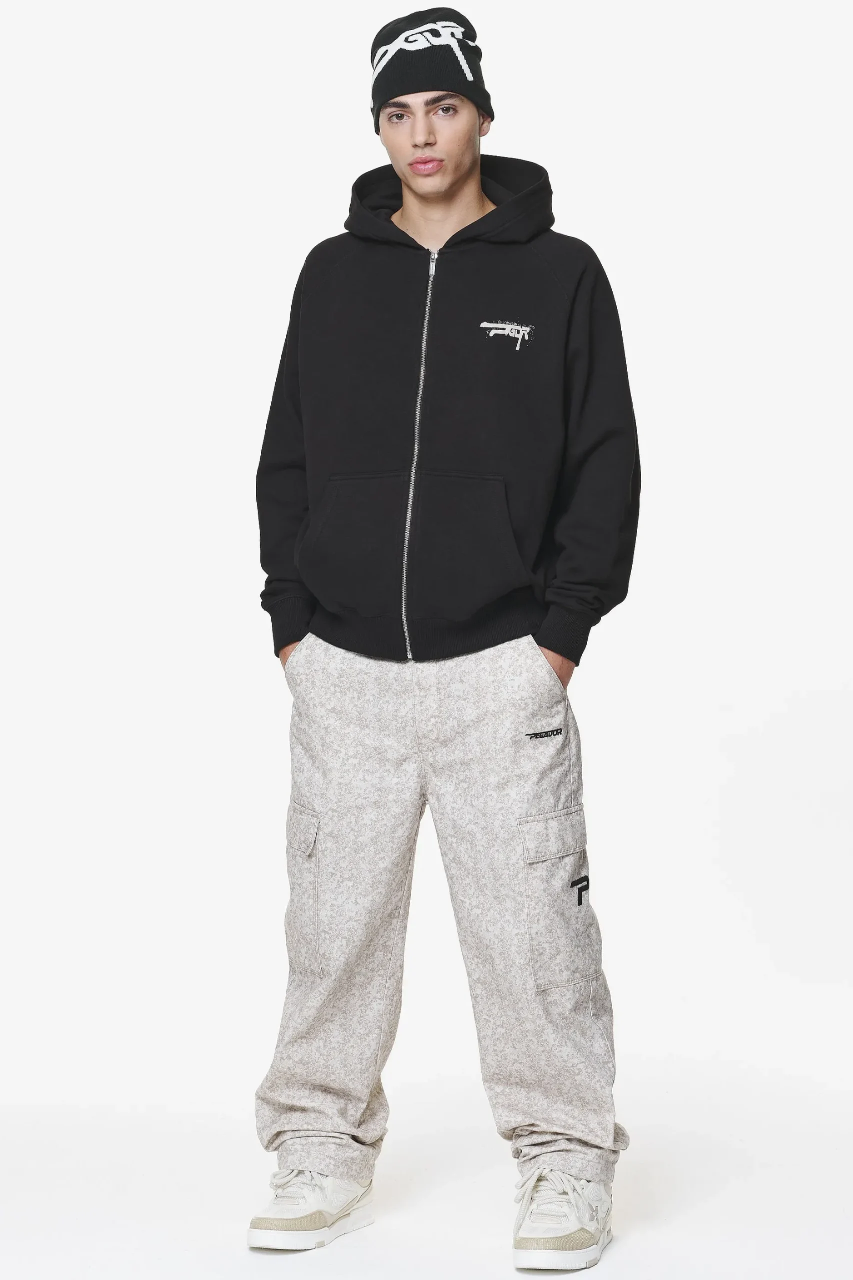 Pegador Cargos|Carvan Wide Camo Pants Dust Cream