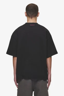 Pegador Tees|Carver Boxy Tee Washed Black