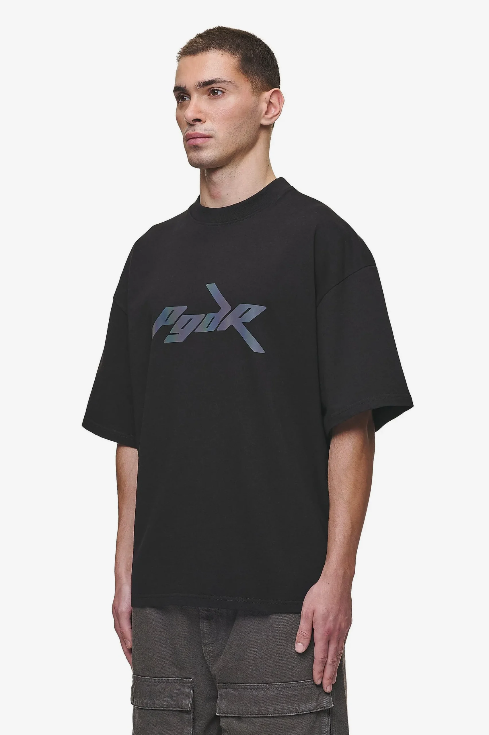 Pegador Tees|Carver Boxy Tee Washed Black