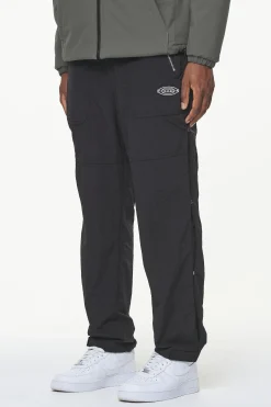 Pegador Pants & Joggers|Cassidy Wide Tech Pants Onyx Black