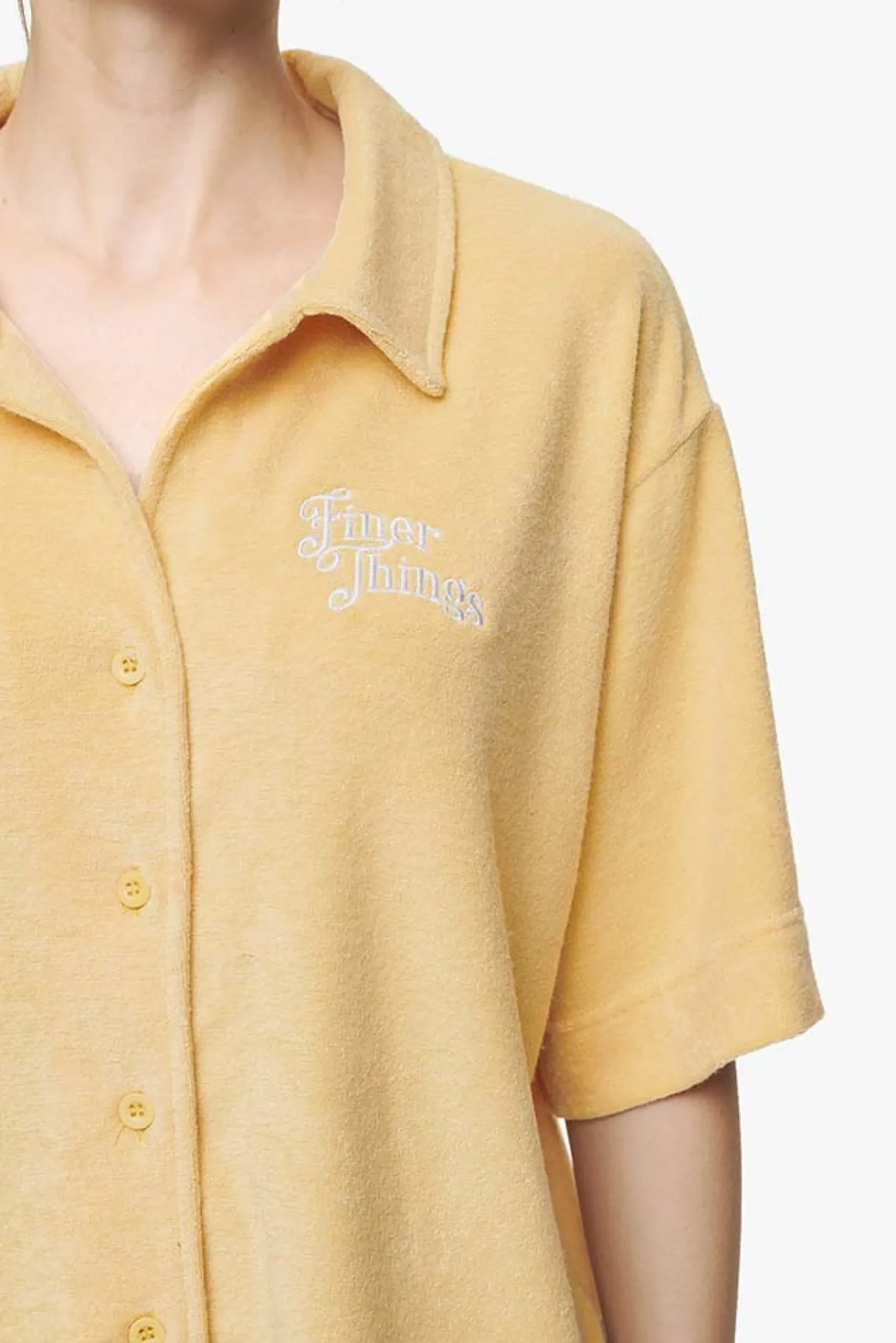 Pegador Shirts|Cecina Frottee Overshirt Golden Sun